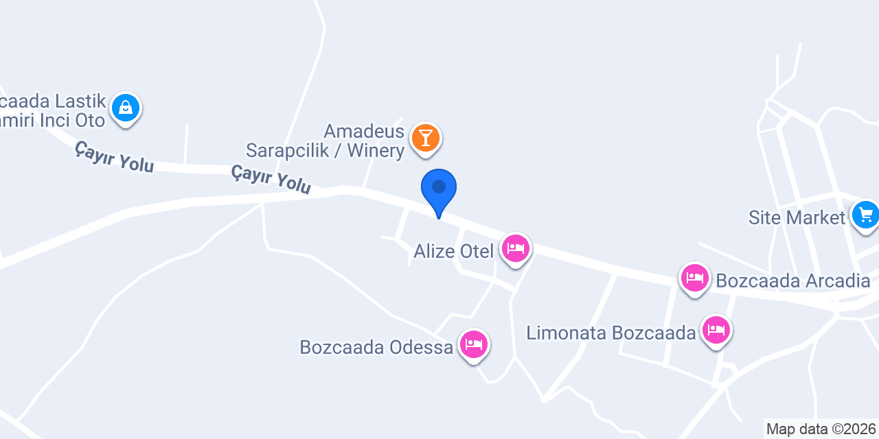 Nilia Bozcaada konumu