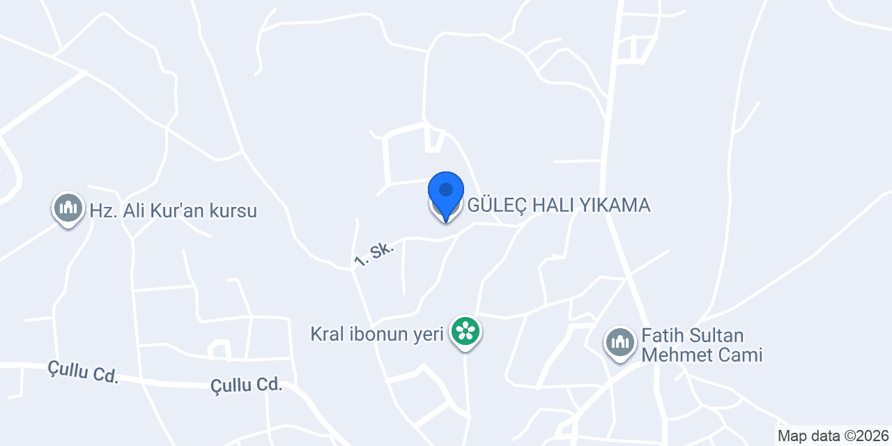 GÜLEÇ HALI YIKAMA konumu