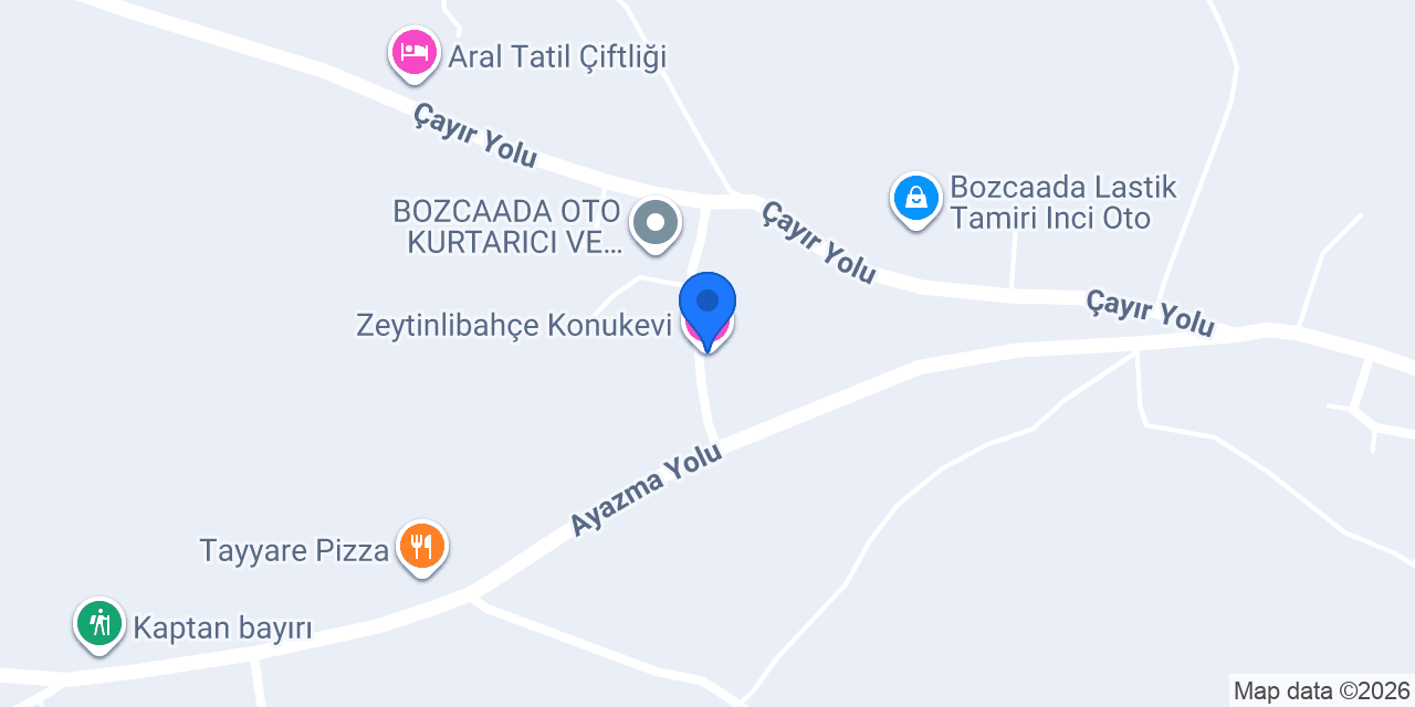 Zeytinlibahçe Konukevi konumu