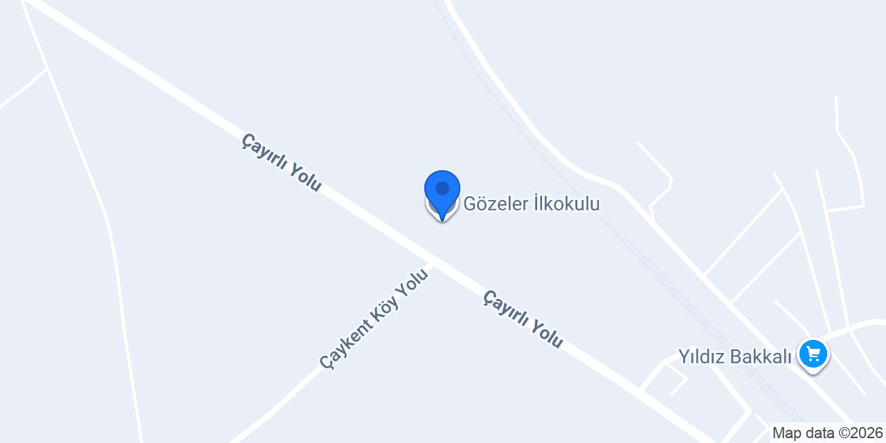 Gözeler İlkokulu konumu