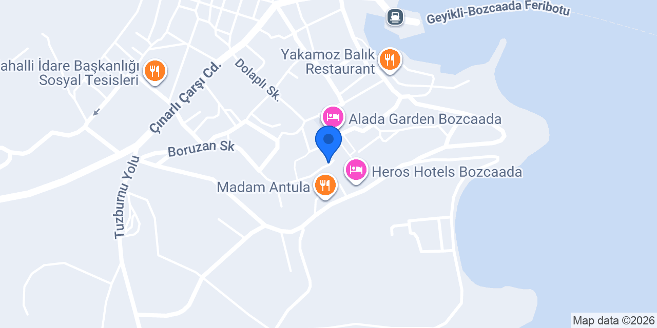 TaşAda Hotel konumu