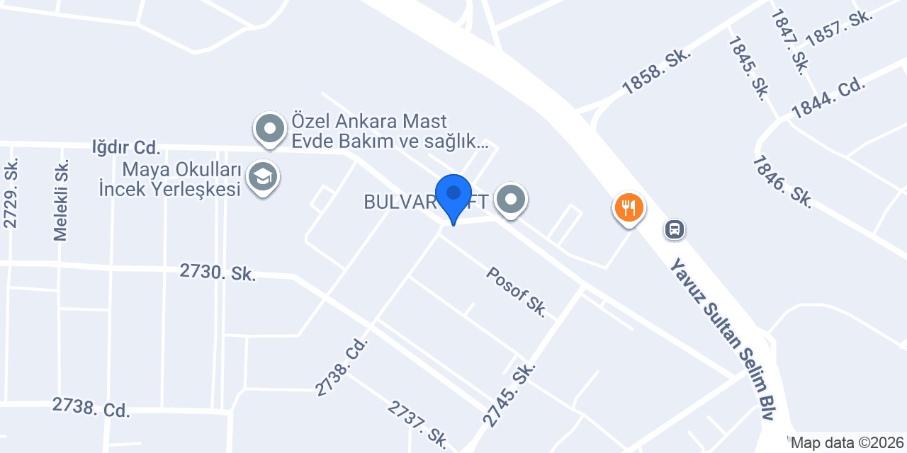 Orin İnşaat Ltd. Sti. konumu