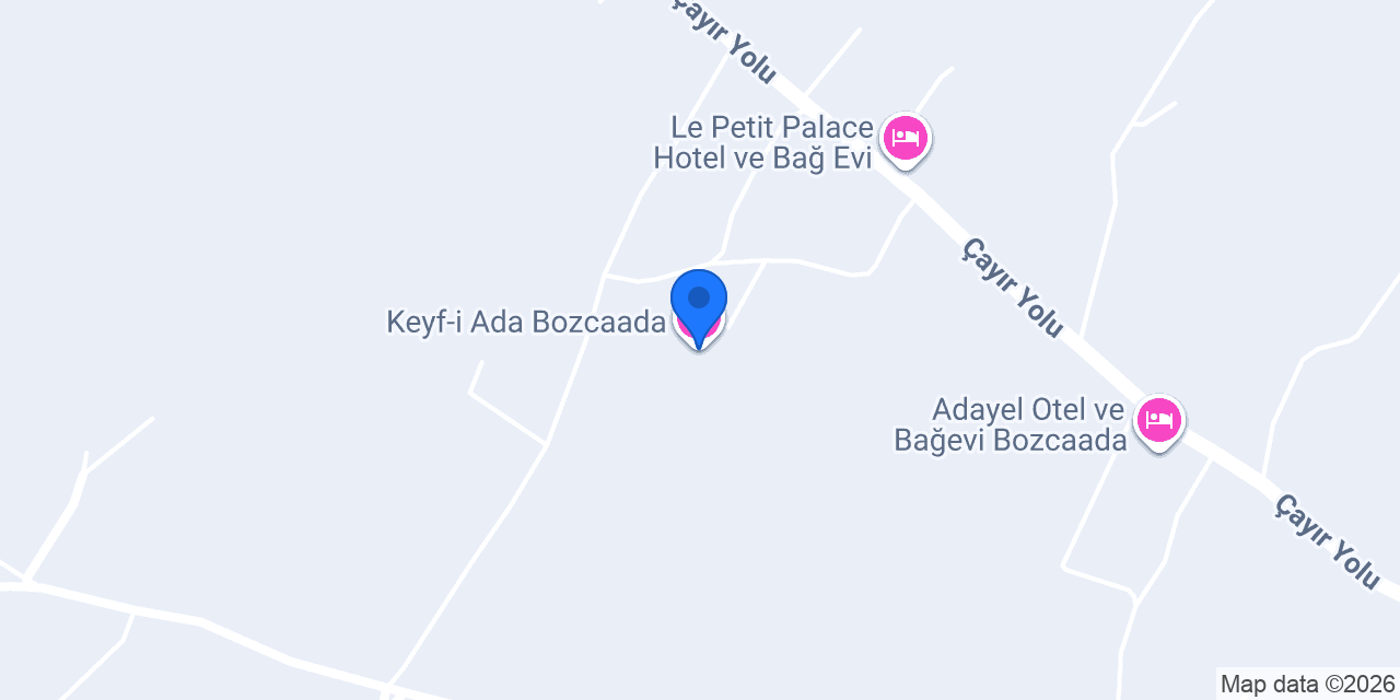 Keyf-i Ada Bozcaada konumu