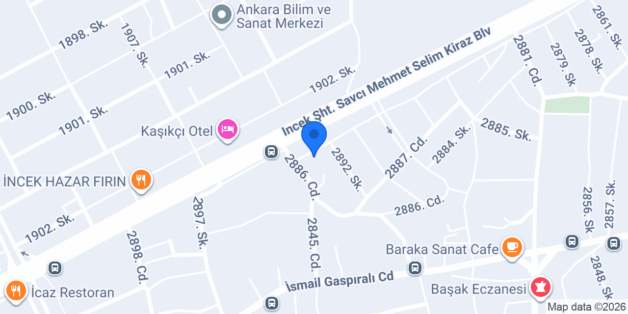 Ayaküstü Kokoreç İncek konumu
