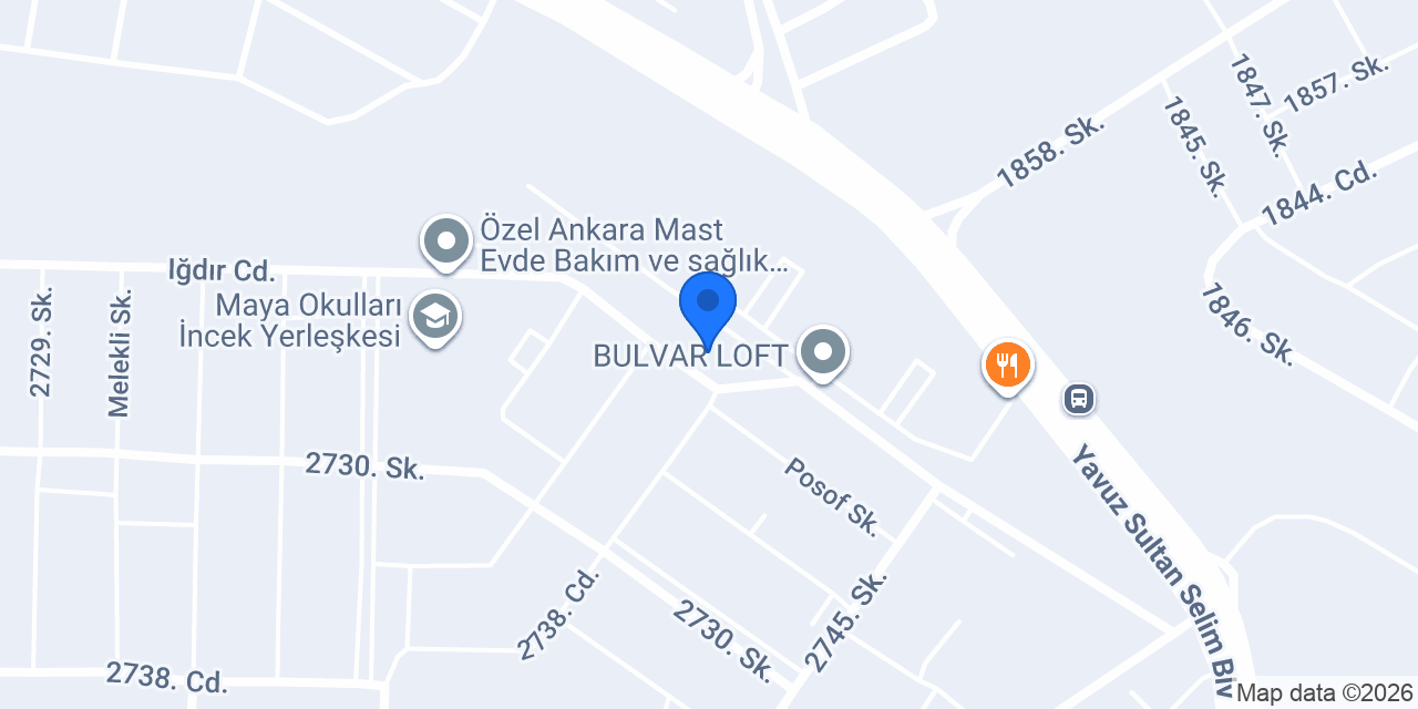 TD Mimarlık ve İç Mimarlık konumu