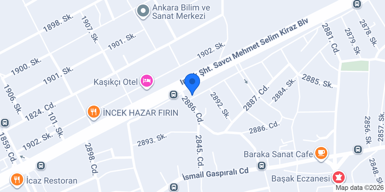 İncek Taşpınar Emlak konumu