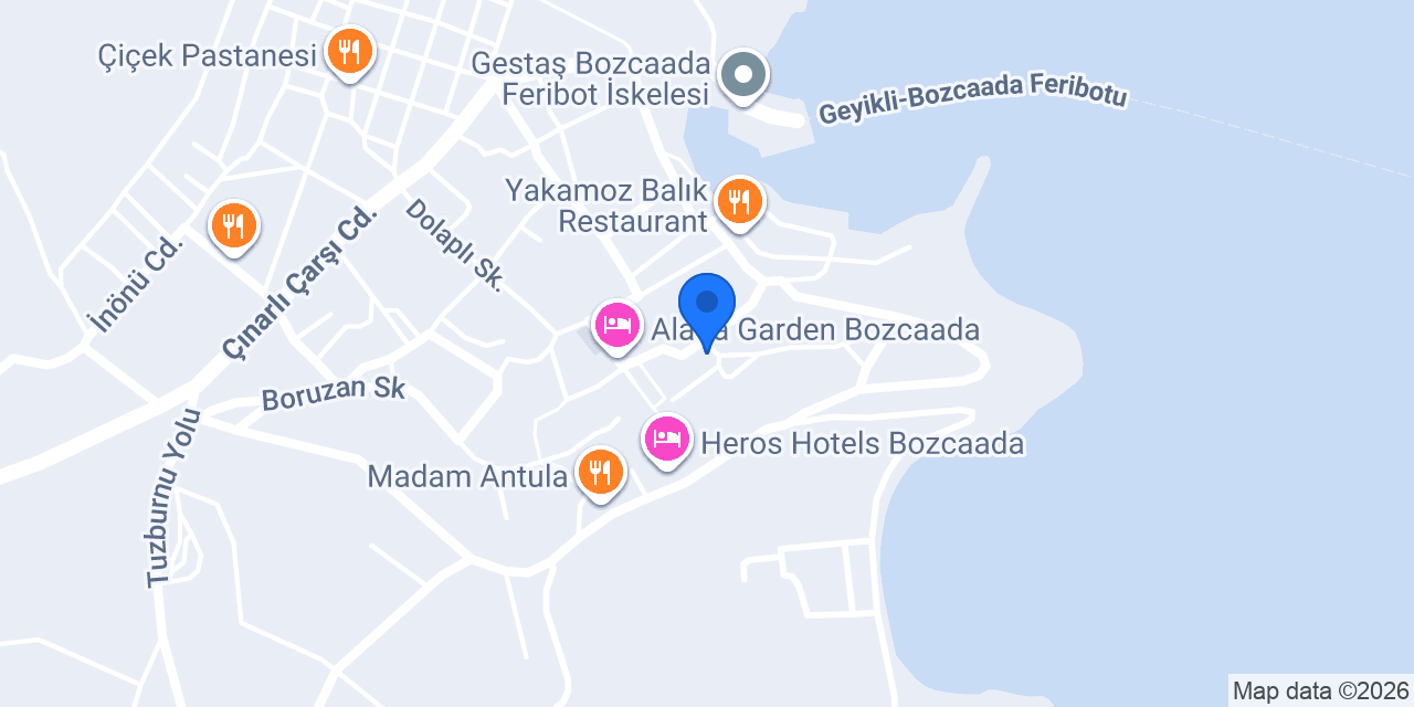 Valitsa Otel konumu