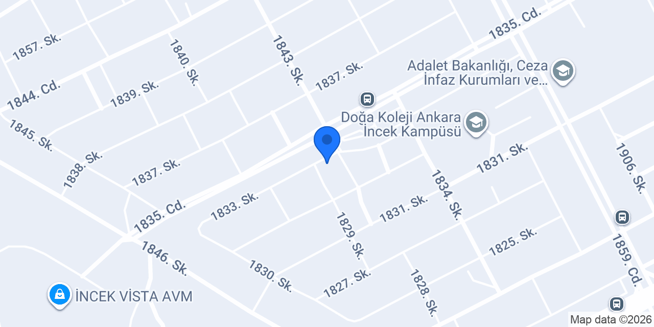 Shine Event İncek konumu