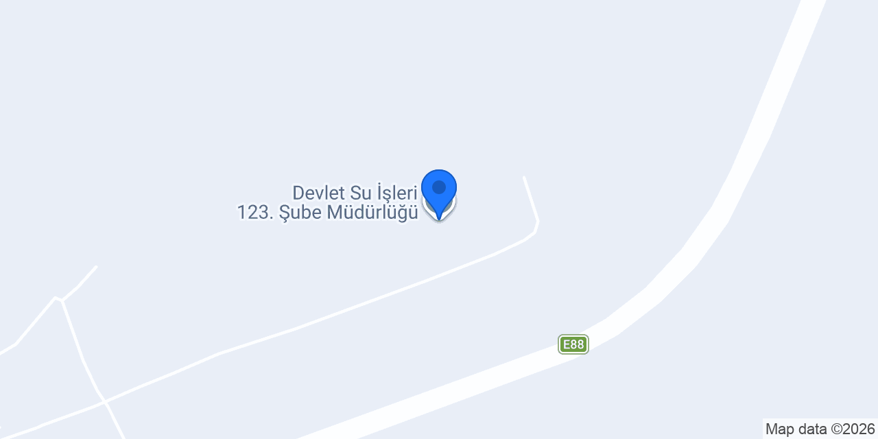 Devlet Su İşleri 123. Şube Müdürlüğü konumu
