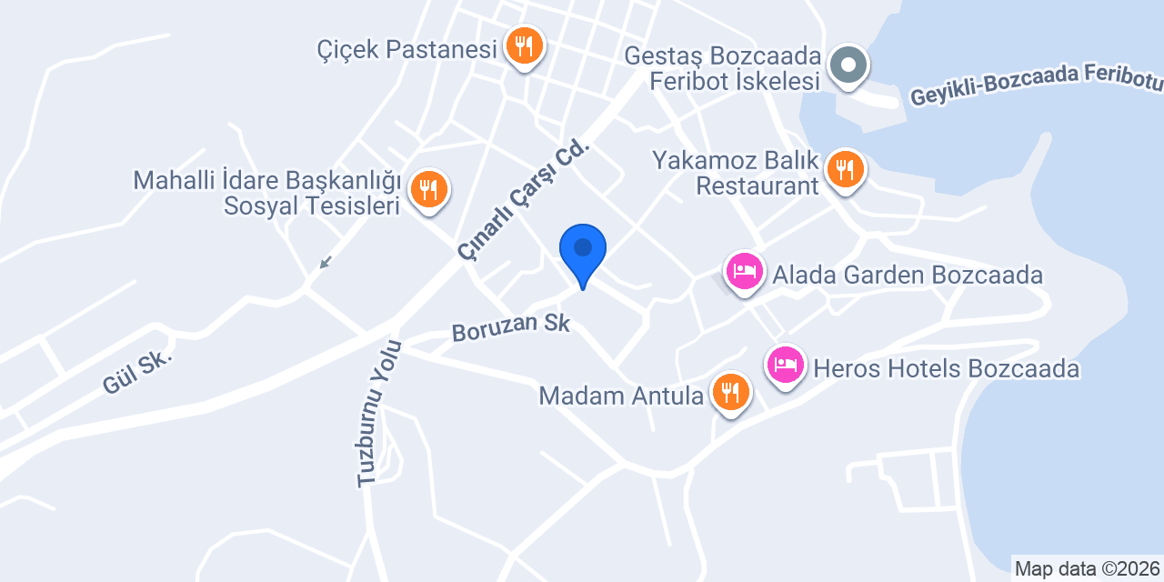 Monsoleil Bozcaada konumu