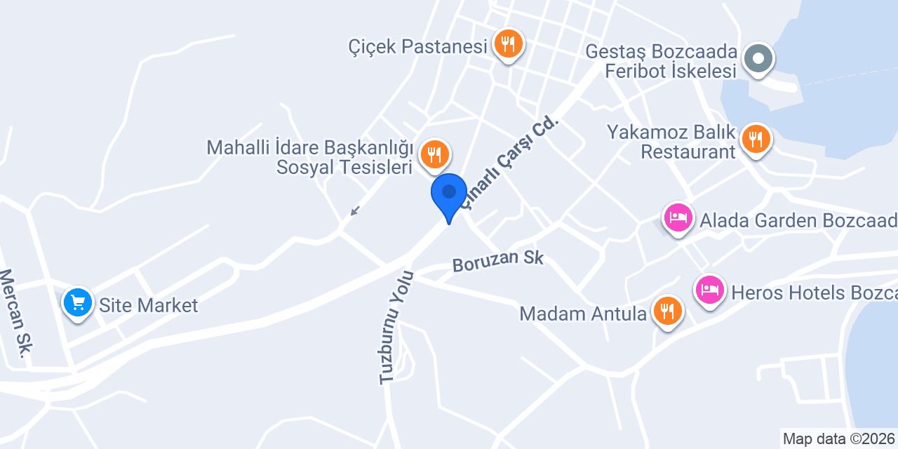 4 Mevsim Bozcaada konumu