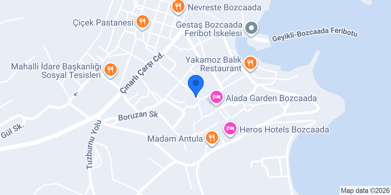 Demirtaş Pansiyon konumu