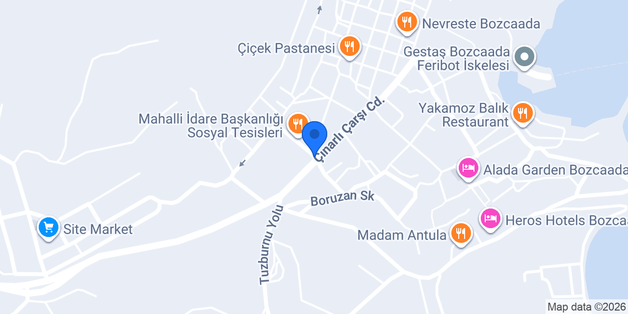 Nil's Bozcaada konumu