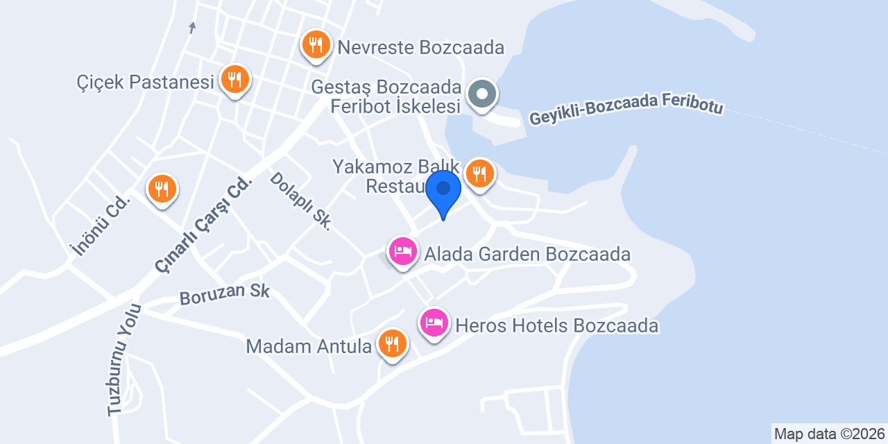 Hanımeli Otel konumu