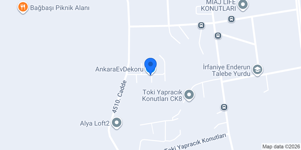 AnkaraEvDekoru konumu