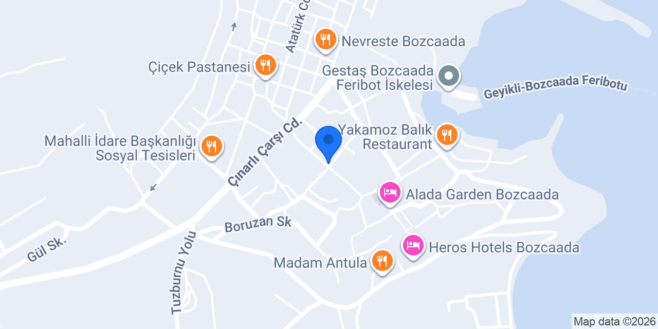 Gelincik Otel konumu