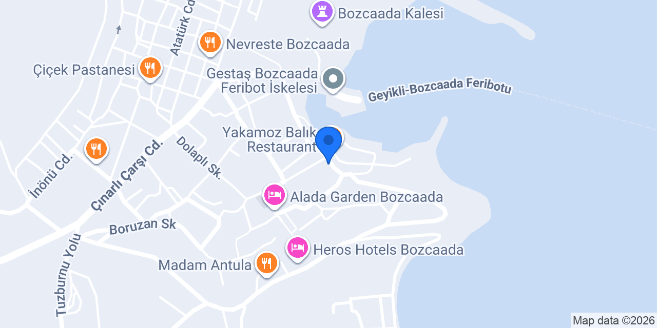 Troas Ada Hotel konumu