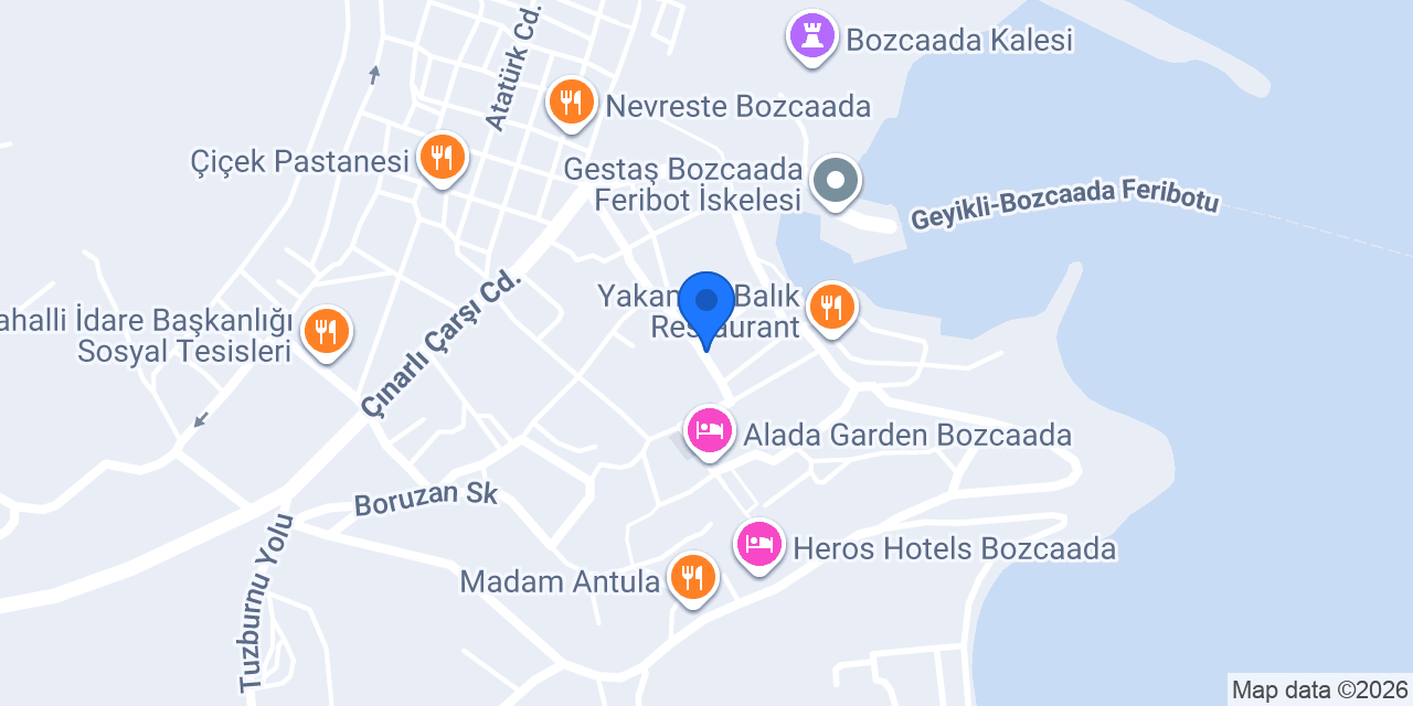Helvacıoğlu Butik Otel konumu