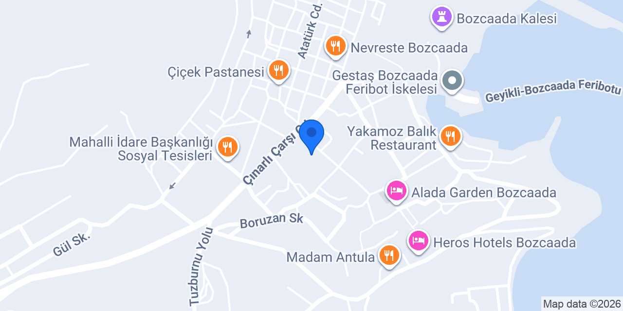 Armagrandi Hotel Bozcaada konumu