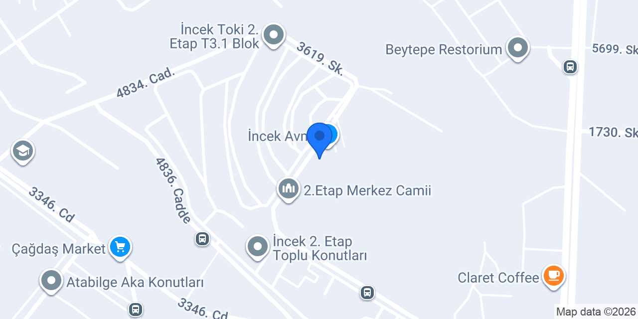 İNCEK BİLGİSAYAR konumu