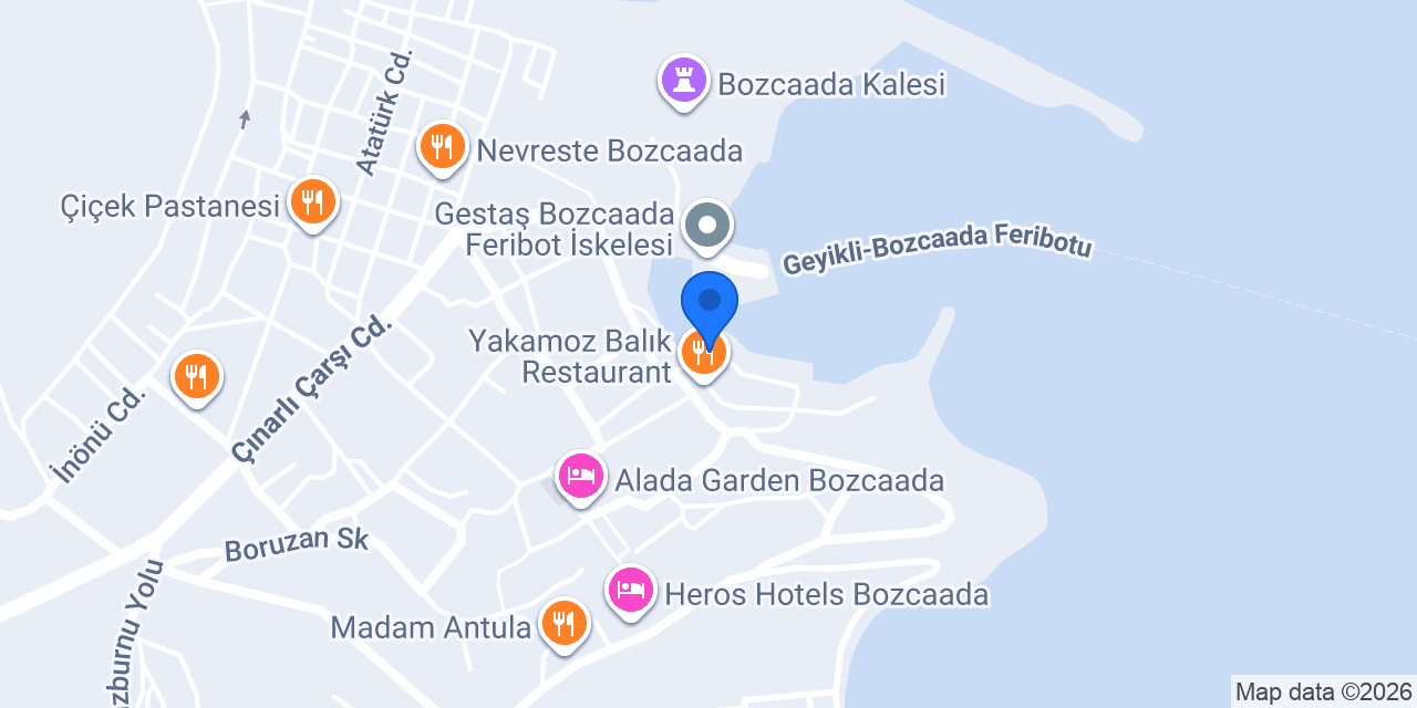 MaviBeyaz Restaurant konumu
