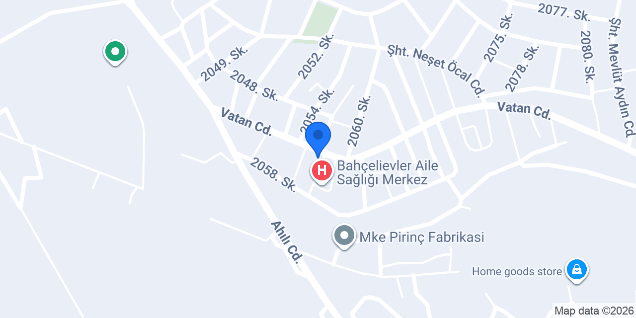 Bahçelievler Eczanesi konumu