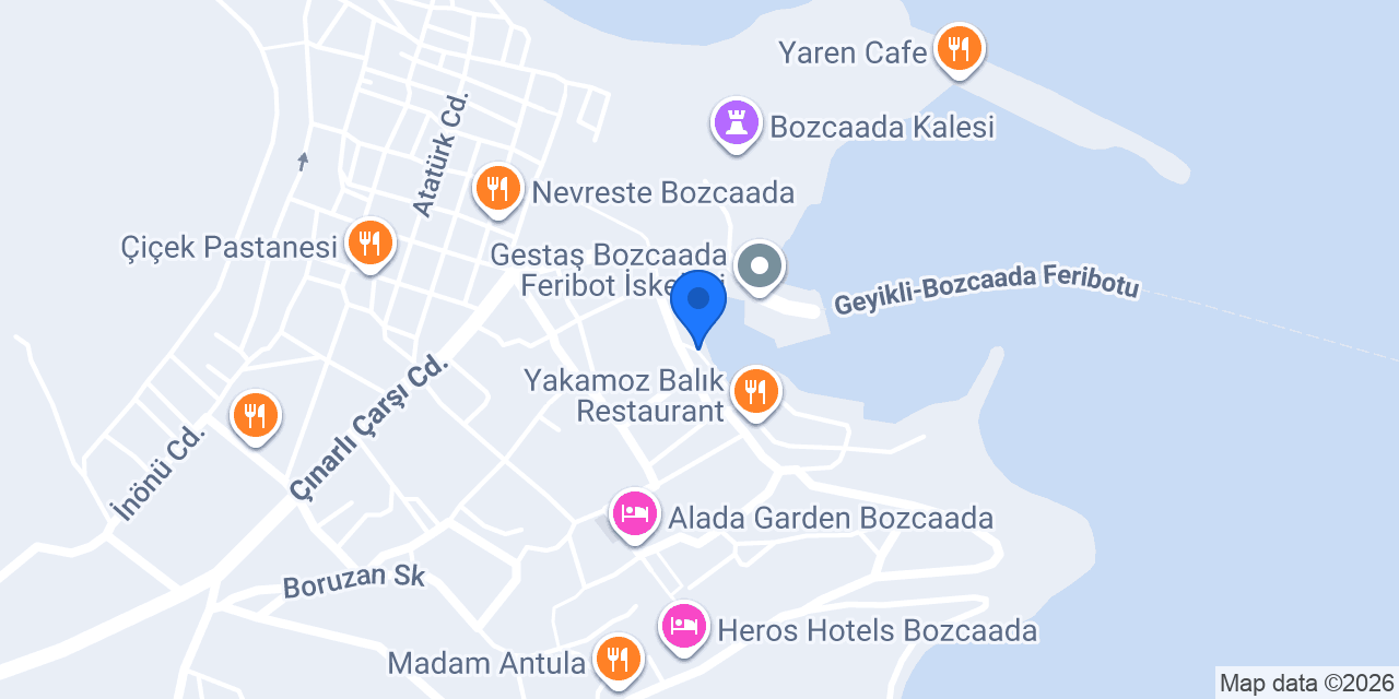 Şehir Restaurant konumu