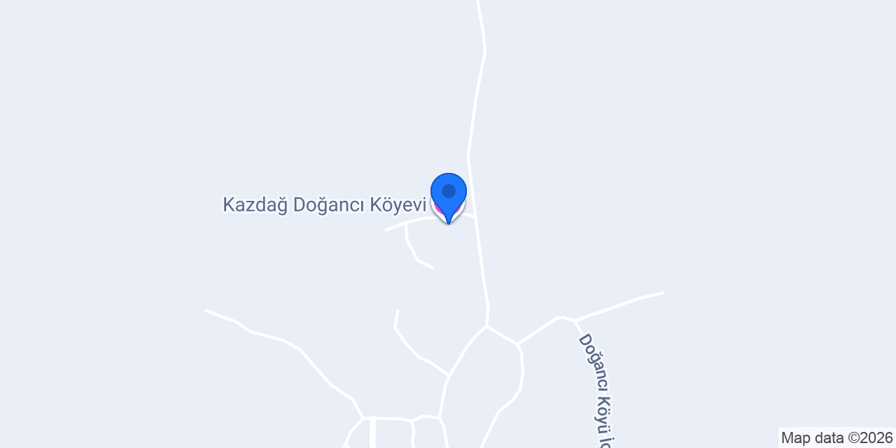 Kazdağ Doğancı Köyevi konumu