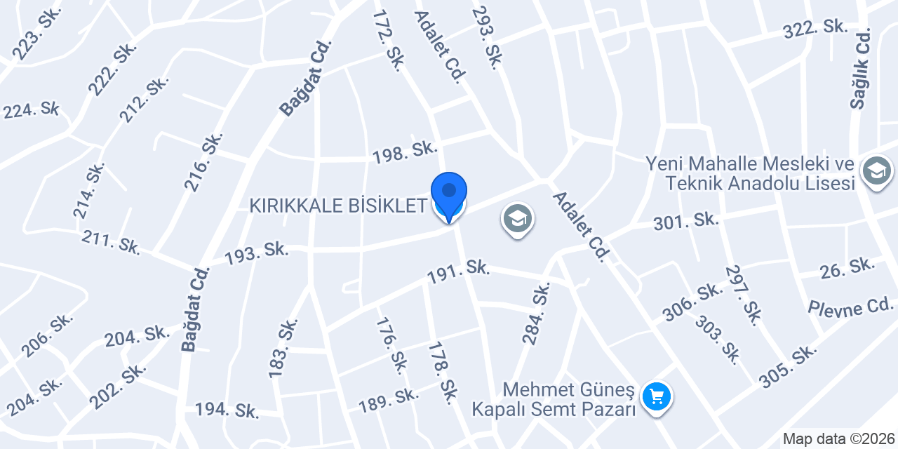 KIRIKKALE BİSİKLET konumu