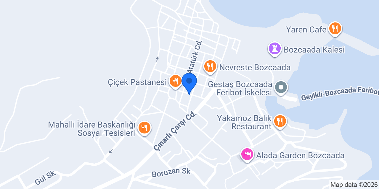 9okuz. Coffee Bozcaada konumu