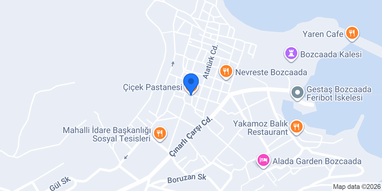 Çiçek Pastanesi konumu