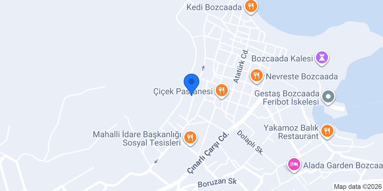 Doğa Bozcaada konumu