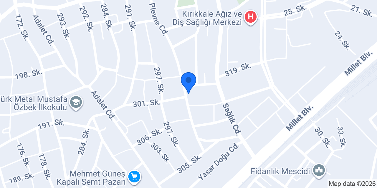 RENGARENK AVM KIRIKKALE konumu
