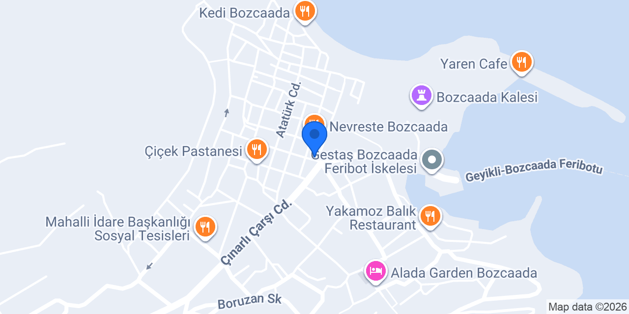 Çınaraltı Cafe konumu