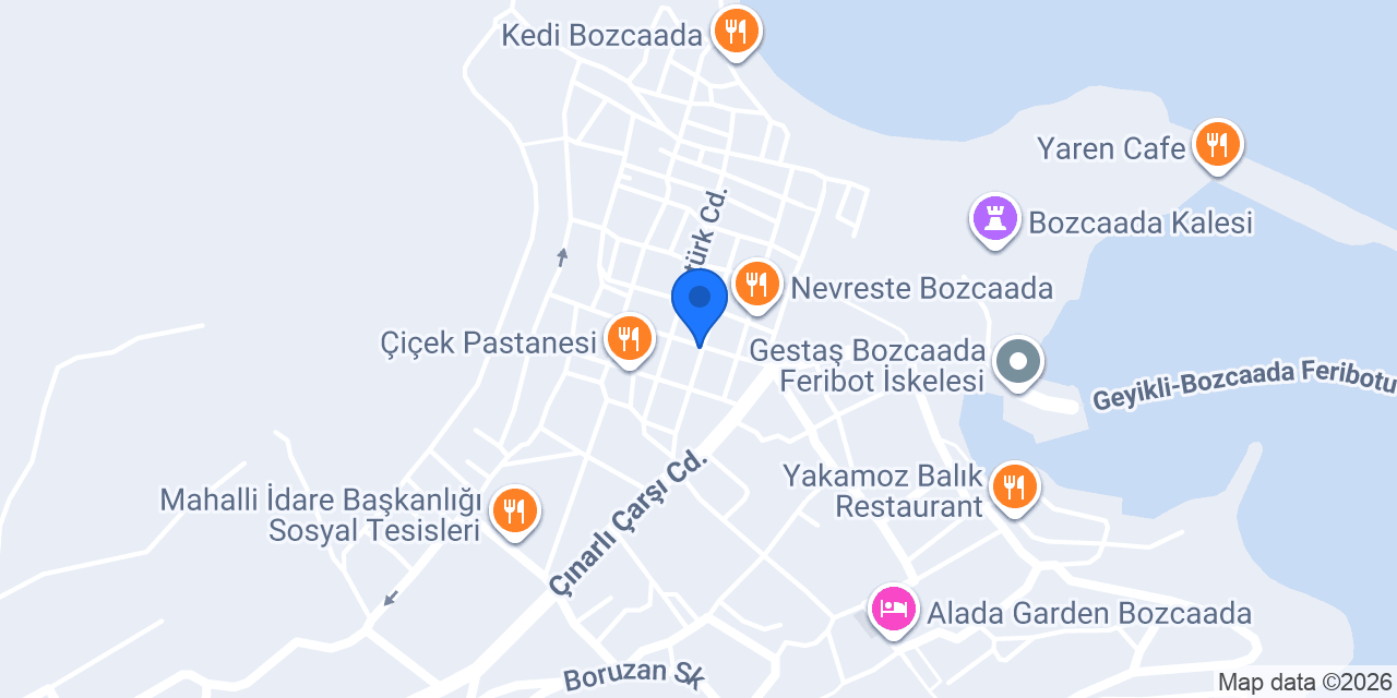 Hera Butik Otel konumu