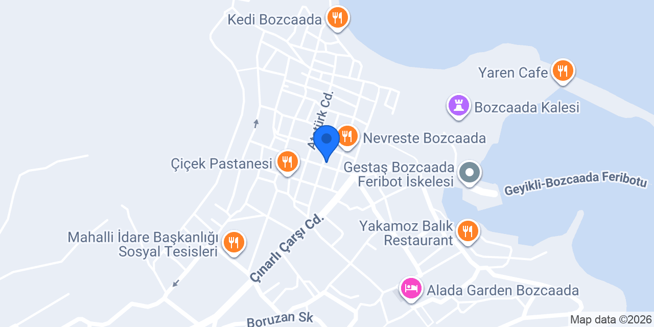 In Vino Bozcaada konumu