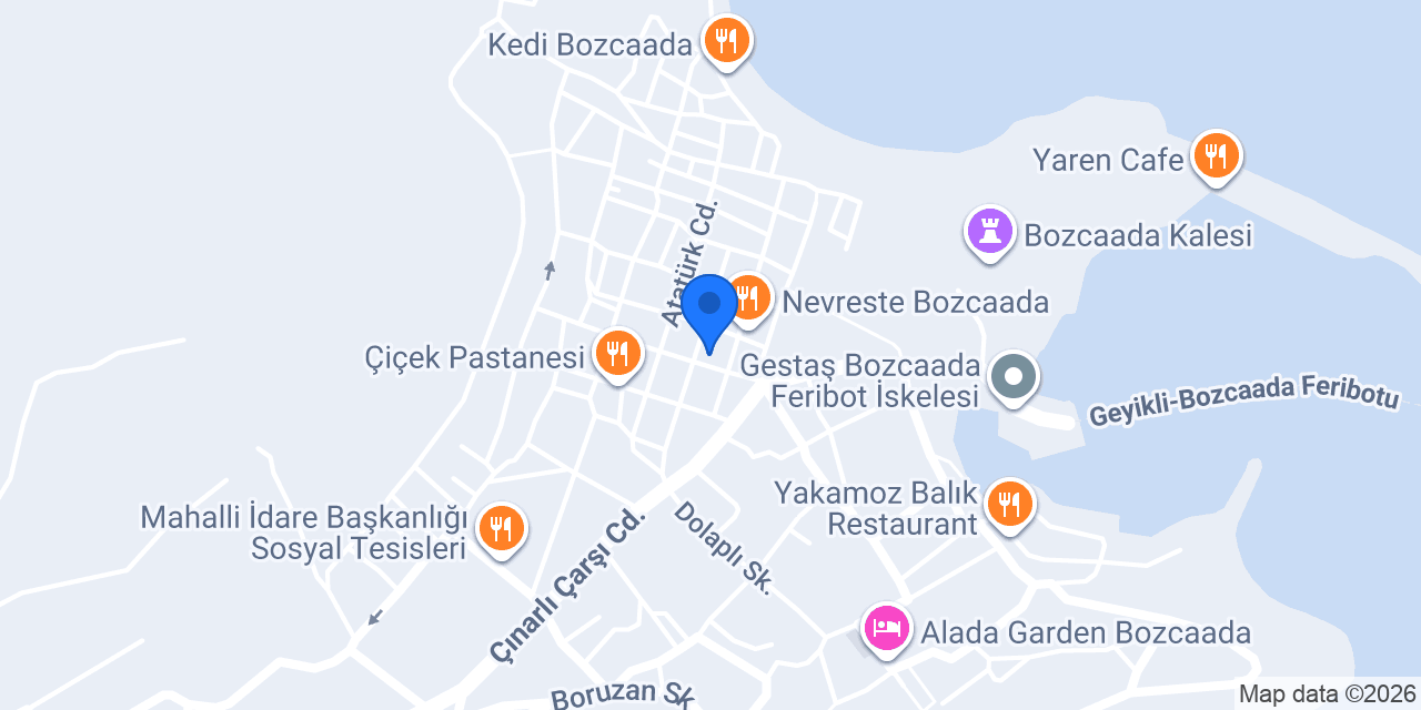 MAREGOLD BOZCAADA konumu
