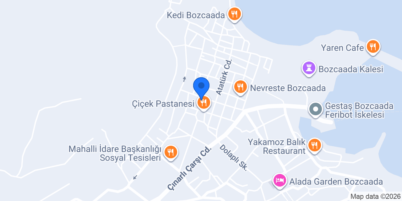 19 Oda Bozcaada Oteli konumu