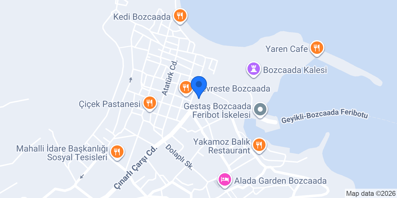 LİMADA COFFEE BOZCAADA konumu