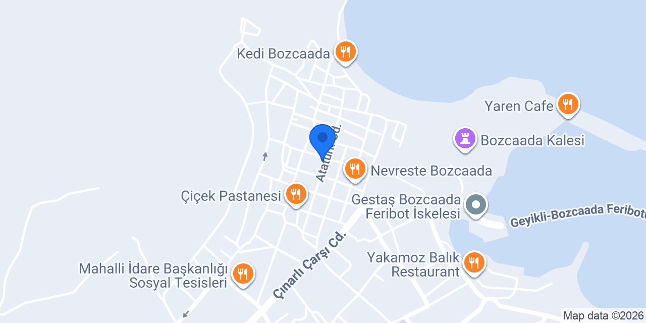 Rengigül Bozcaada konumu