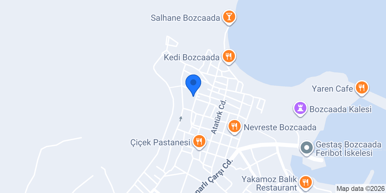 Adabahçe Pansiyon konumu
