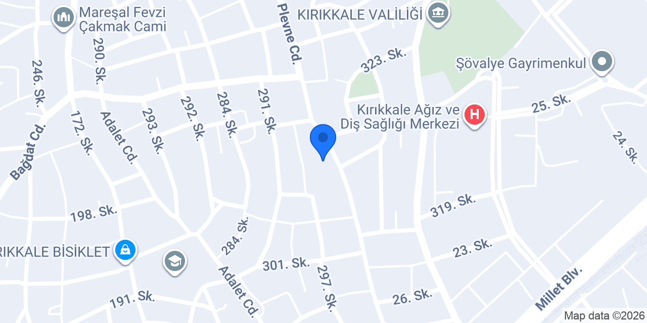Meşhur Aspava Kırıkkale Yenimahalle konumu