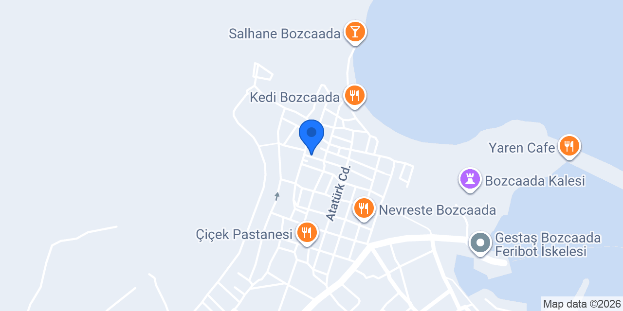 Martı Pansiyon konumu