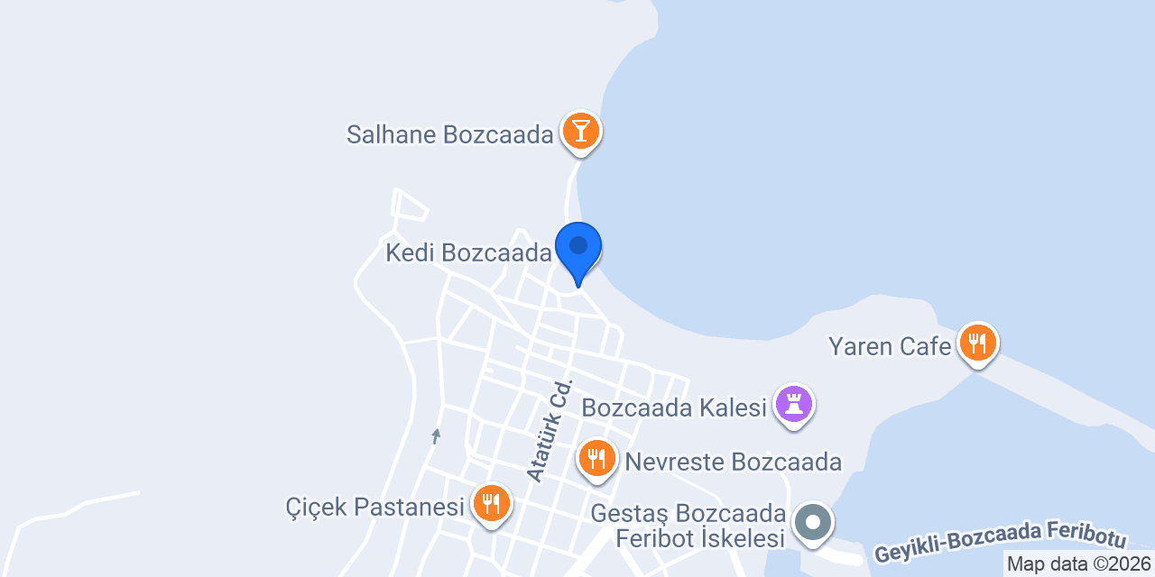 BİT Bozcaada konumu