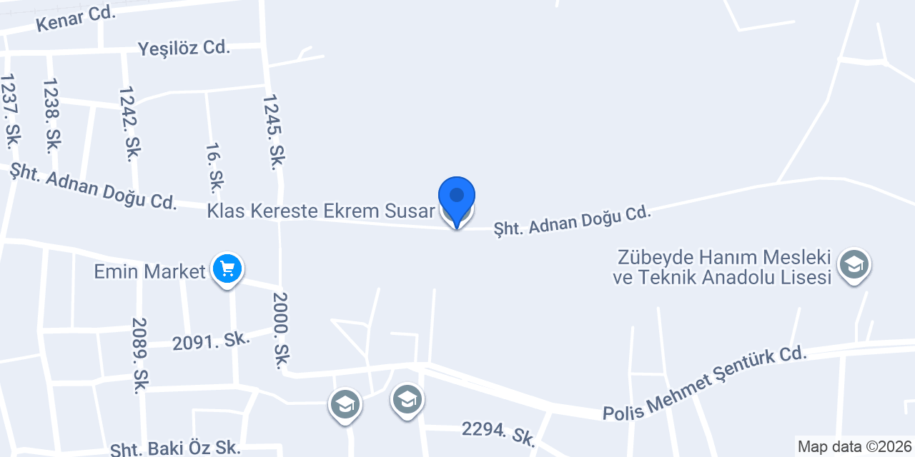 Klas Kereste Ekrem Susar konumu