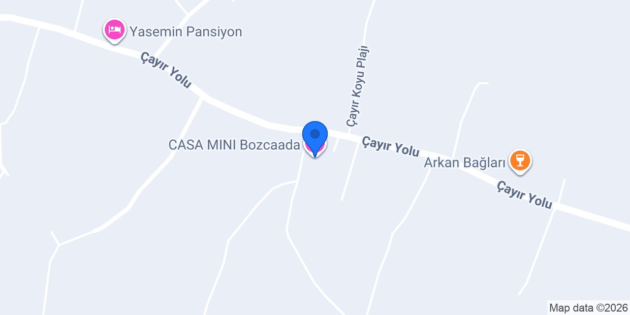 CASA MINI Bozcaada konumu