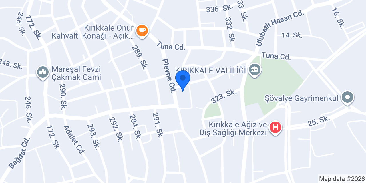 Hanzade sultan kırıkkale konumu