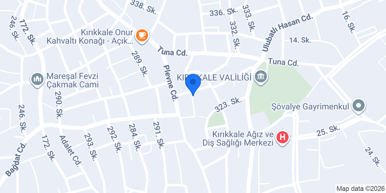 Marshall - Çalışkanlar İnşaat konumu
