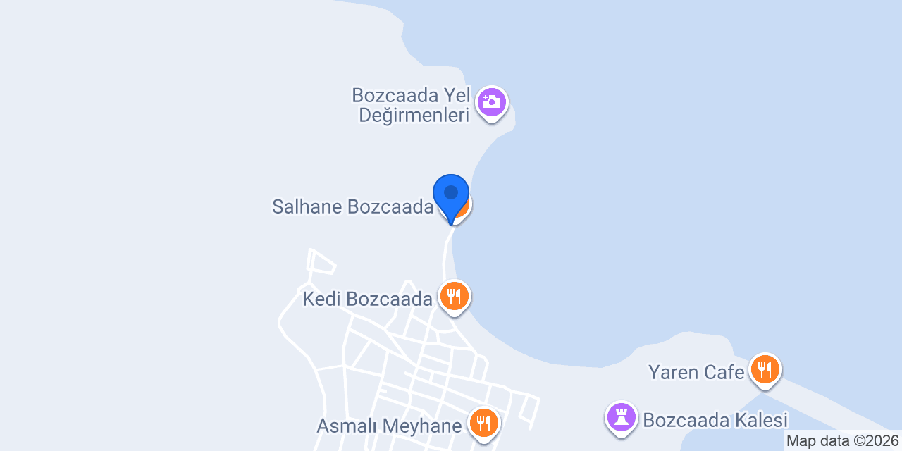 Yalova Restaurant Bozcaada - 1940 konumu
