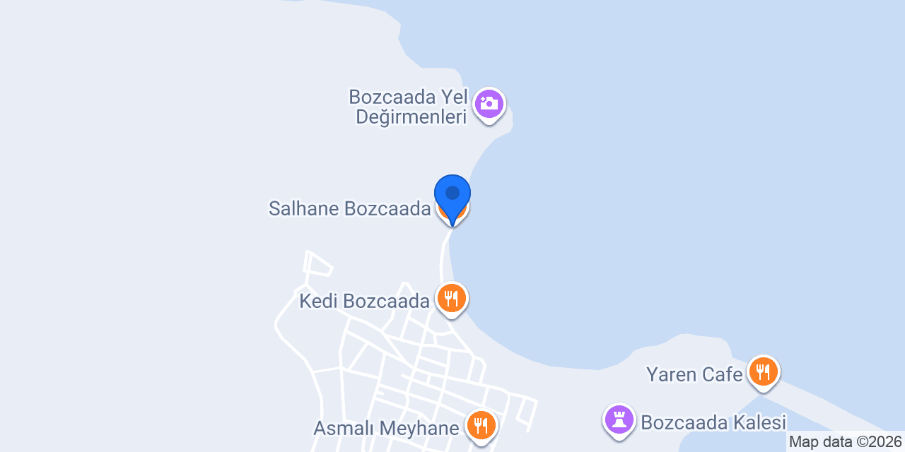 Salhane Bozcaada konumu